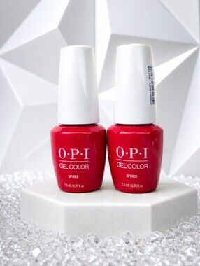 OPI Bright Red Gel Color Set